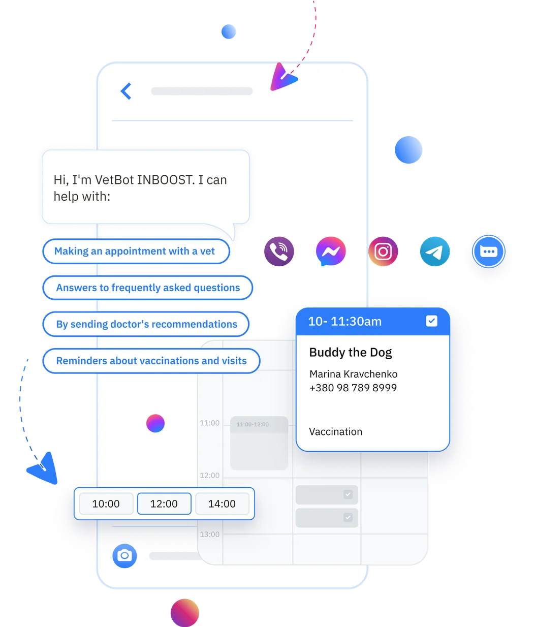 INBOOST VetBot — Illustration